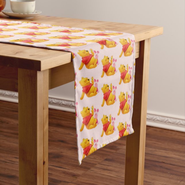 Caminho De Mesa Grande Pooh Long Table Runner (No Local)