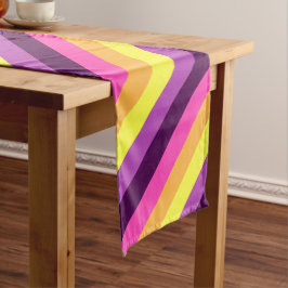 Caminho De Mesa Grande Retro Roxo Cor-de-rosa - Grande Execução de Mesas