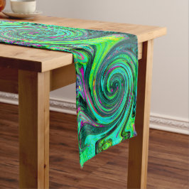 Caminho De Mesa Grande Rodovia Abstrato retrógrada verde e magenta