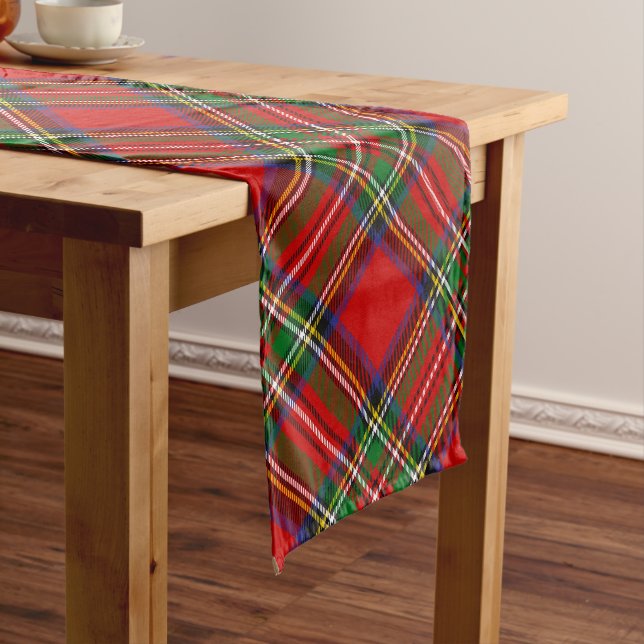 Caminho De Mesa Grande Royal Stewart Tartan (No Local)