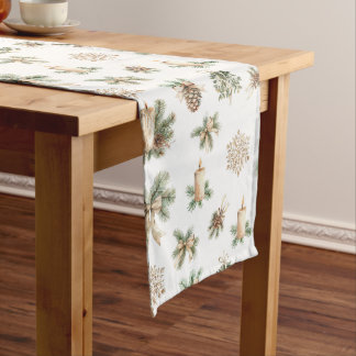 Caminho De Mesa Grande Rustic Christmas Table Runner