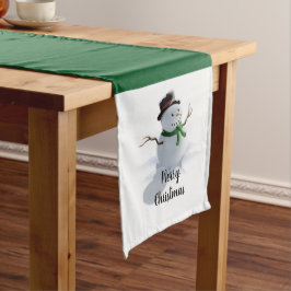 Caminho De Mesa Grande Snowman de Natal