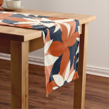Terracotta White Floral Elegante