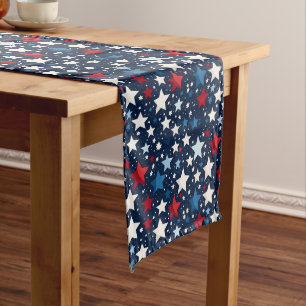 Caminho De Mesa Grande Toalha de Mesa com Estrelas Patrióticas