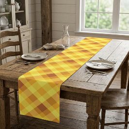 Caminho De Mesa Grande Toalha de Mesa Xadrez Amarelo Ovo de Páscoa Grande