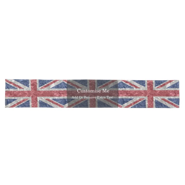 Caminho De Mesa Grande Union Jack Flag - Desapertado (Horizontal)