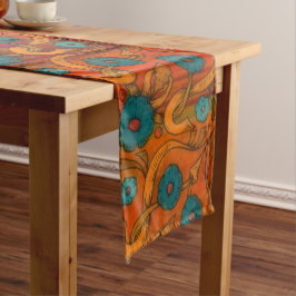 Caminho De Mesa Grande Vintage Poppy
