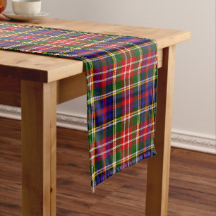 Caminho De Mesa Grande Xadrez Escocesa Clã Christie Tartan