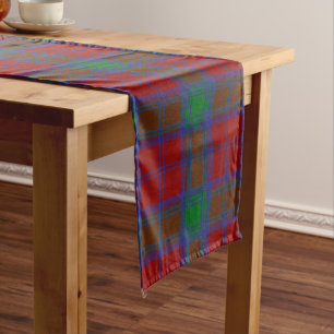 Caminho De Mesa Grande Xadrez Escocesa Clã Lindsay Tartan