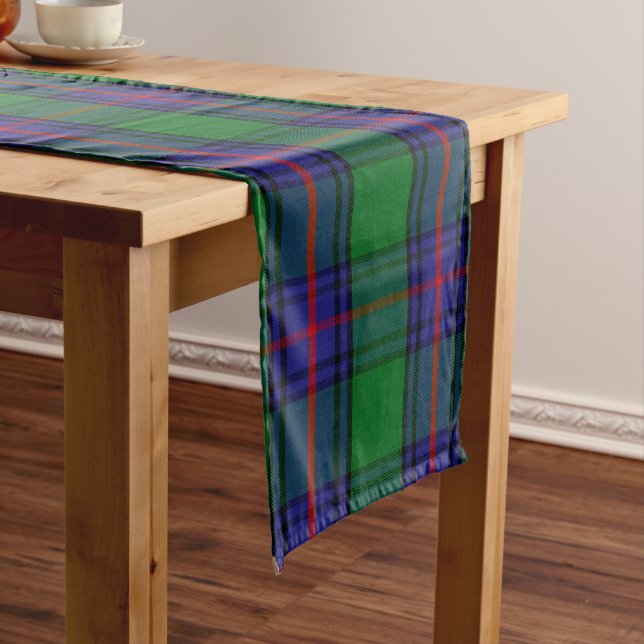 Caminho De Mesa Grande Xadrez Escocesa Clan Shaw Tartan (No Local)