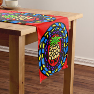 Caminho De Mesa Médio Abstrato Formas, Estilo Matisse, adicionar texto,