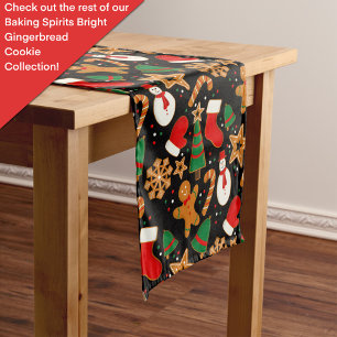 Caminho De Mesa Médio Biscoito de Natal Bright Gingercake Cookie