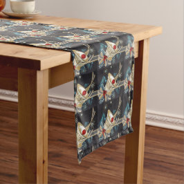 Caminho De Mesa Médio Cintos de Turquesa Dourados de Prata de Natal, Dou