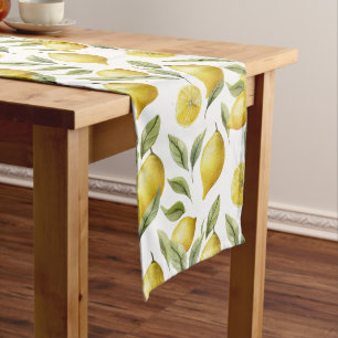 Caminho De Mesa Médio Citrus Lemon Limão
