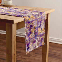 Caminho De Mesa Médio Colagem de Natureza Roxa
