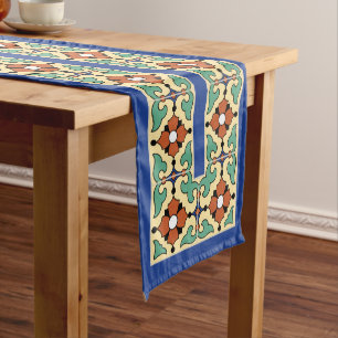 Caminho De Mesa Médio corredor da mesa do design do azulejo da ilha de
