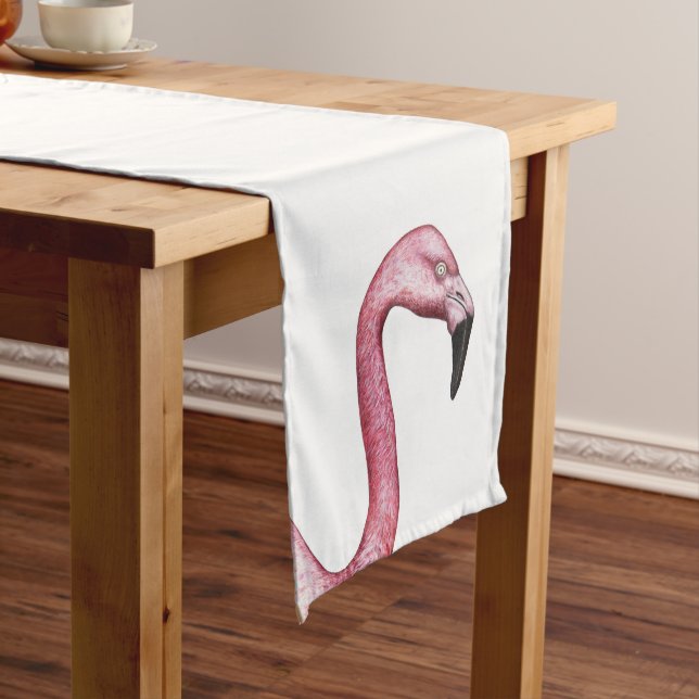 Caminho De Mesa Médio Flamingo (No Local)