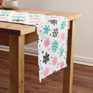 Caminho De Mesa Médio Flocos de neve retrô