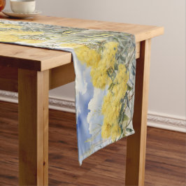 Caminho De Mesa Médio Flor Nacional Austrália Ouro Wattle |