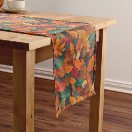 Caminho De Mesa Médio Folhas de queda coloridas