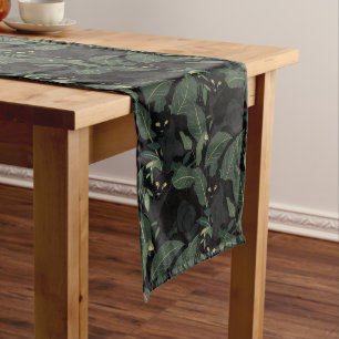Caminho De Mesa Médio Gato selvagem preto moderno