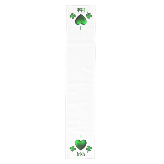 Caminho De Mesa Médio I Heart Irish (Frente)