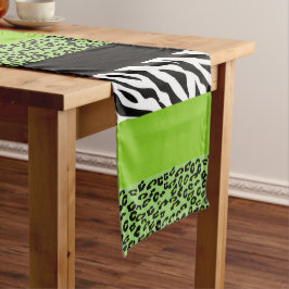 Caminho De Mesa Médio Impressão Leopardo, Impressão Zebra, Impressão Ani