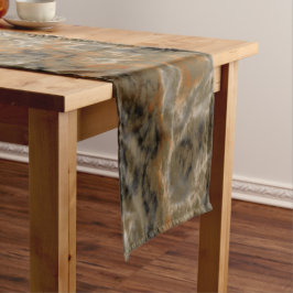 Caminho De Mesa Médio Mármore de ouro