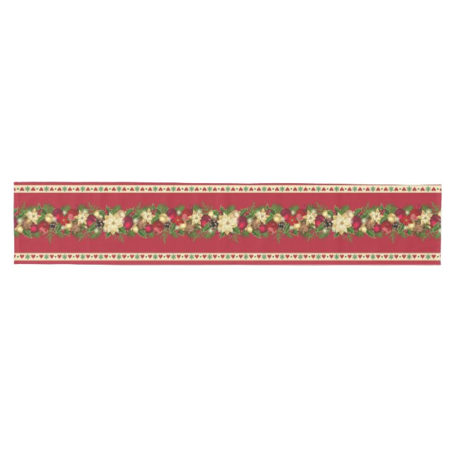 Caminho De Mesa Médio Mesa de Natal de 90" x 16" (Horizontal)