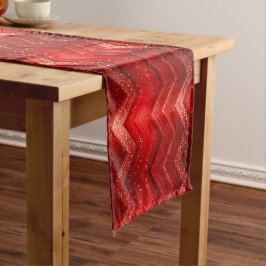 Caminho De Mesa Médio Mesa de Natal Vermelho Decorativo