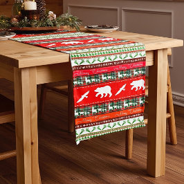 Caminho De Mesa Médio Natal na floresta