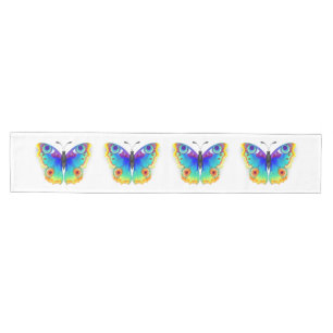 Caminho De Mesa Médio Olho Peacock da Borboleta Arco-Íris