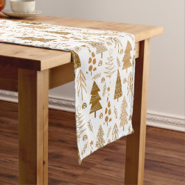 Caminho De Mesa Médio Padrão de Árvore de Natal do Estilo Escandinavo Do