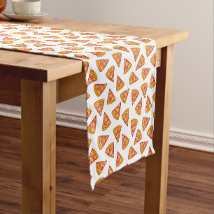 Caminho De Mesa Médio Padrão de fatia de pizza divertida
