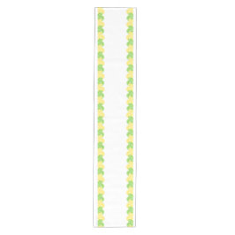 Caminho De Mesa Médio Preppy Summer Citrus Lemon & Lime Slice Border