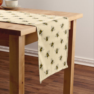 Caminho De Mesa Médio Queen Bee Pattern