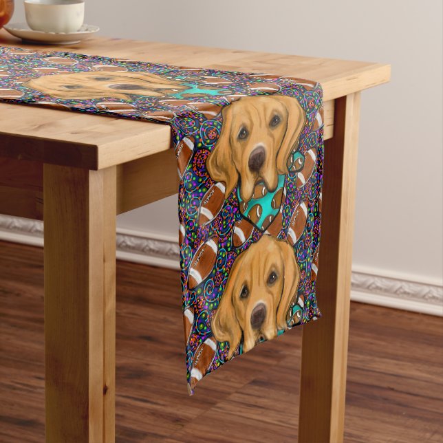 Caminho De Mesa Médio Retriever Dourado (No Local)