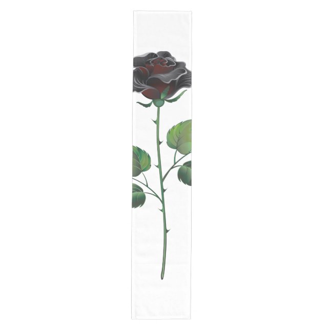 Caminho De Mesa Médio Rosa preto (Frente)