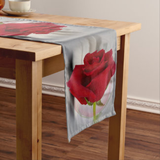 Caminho De Mesa Médio Rosa vermelha 2