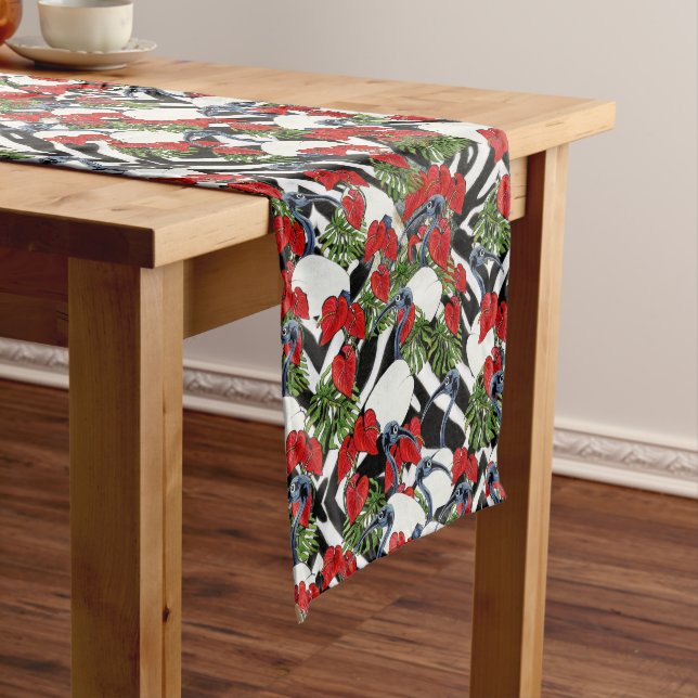 Caminho De Mesa Médio Sacred Anthurium Table Runner (No Local)