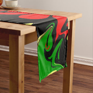 Caminho De Mesa Médio Sujidade Afrocêntrica