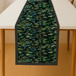 Caminho De Mesa Médio Tropical Monstera Botanical Green Jungle 