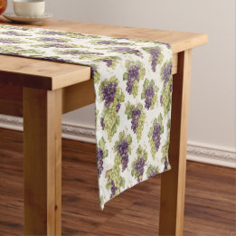 Caminho De Mesa Médio Vineyard Grapes Table Runner – Wine Entertaining