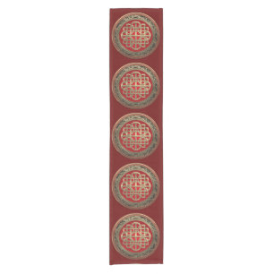 Caminho De Mesa Pequeno [300] Nó Dourado Celta Sagrado Cross