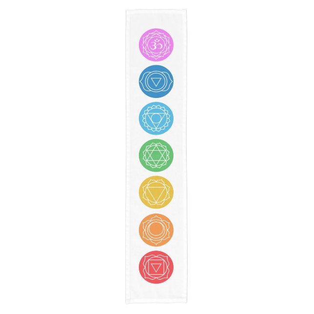 Caminho De Mesa Pequeno 7 Chakras (Frente)