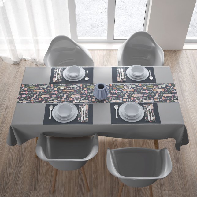 Caminho De Mesa Pequeno A aquarela moderna do quebra-nozes (the nutcracker )