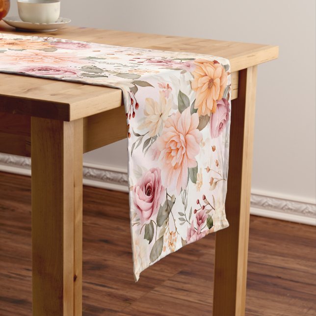 Caminho De Mesa Pequeno A Fall Floral Series Design 2 (No Local)