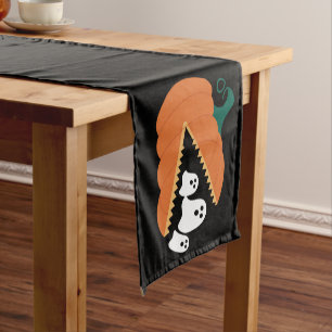 Caminho De Mesa Pequeno Abóbora de Halloween Fantasmas Engraçados Meninos