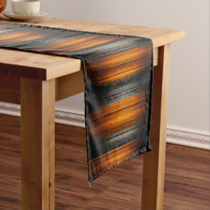 Caminho De Mesa Pequeno Afrocentric Spotted Texture