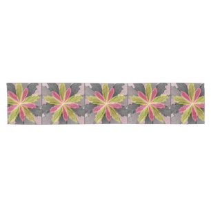 Caminho De Mesa Pequeno Alegria, Fractal antracífero verde da flor da